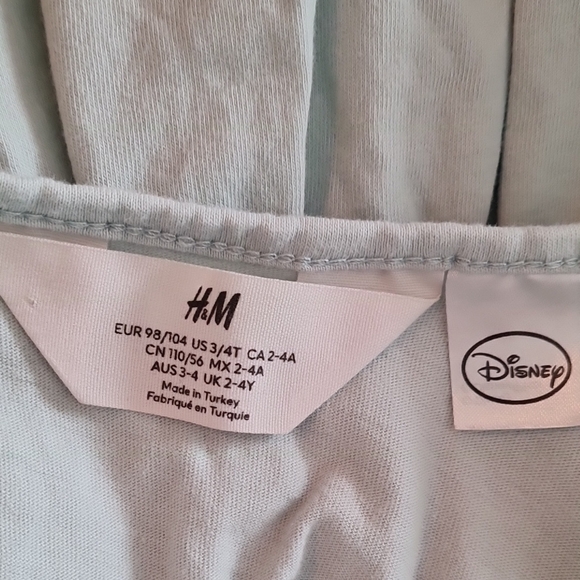 5/$20 H&M Disney Elsa, Be Yourself, light green dress, Sz 3/4T, GUC - Picture 3 of 6
